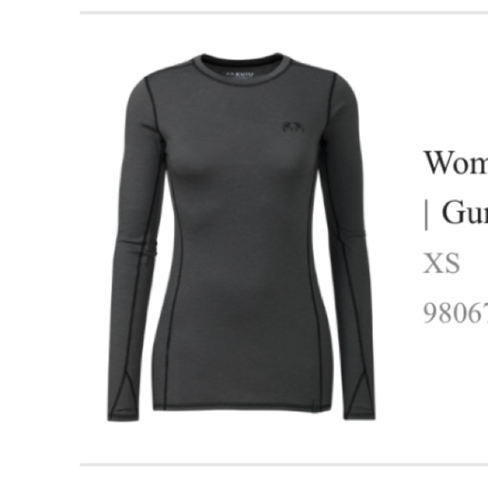 KUIU Women's Long Sleeve Tee - Dark Gray